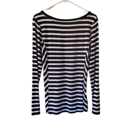Banana Republic Striped Long Sleeve Tee - Picture 2 of 3
